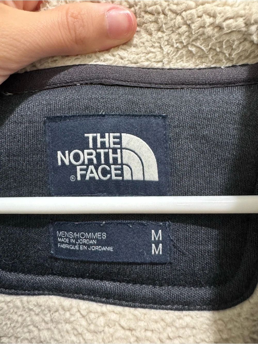 The North Face Sherpa Patrol Snap-Up Hoodie Jacket Gray Men’s Medium